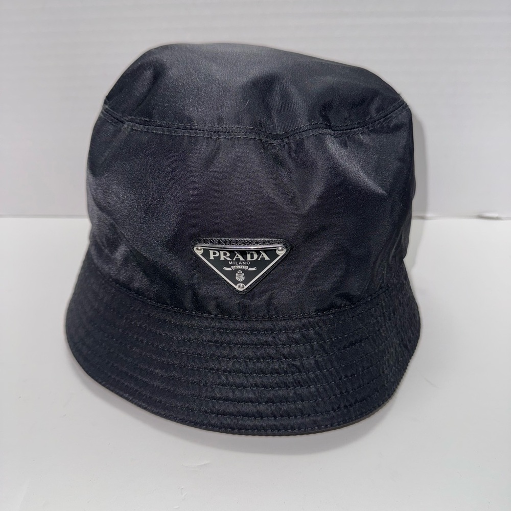 Prada Re- Nylon Black Bucket Hat